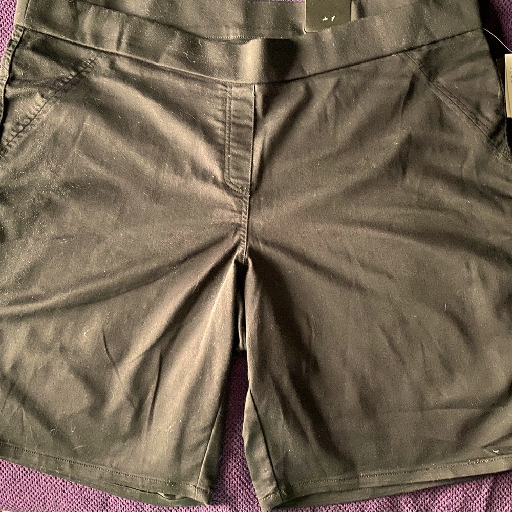Briggs Black Shorts.  NWT. Size 24w